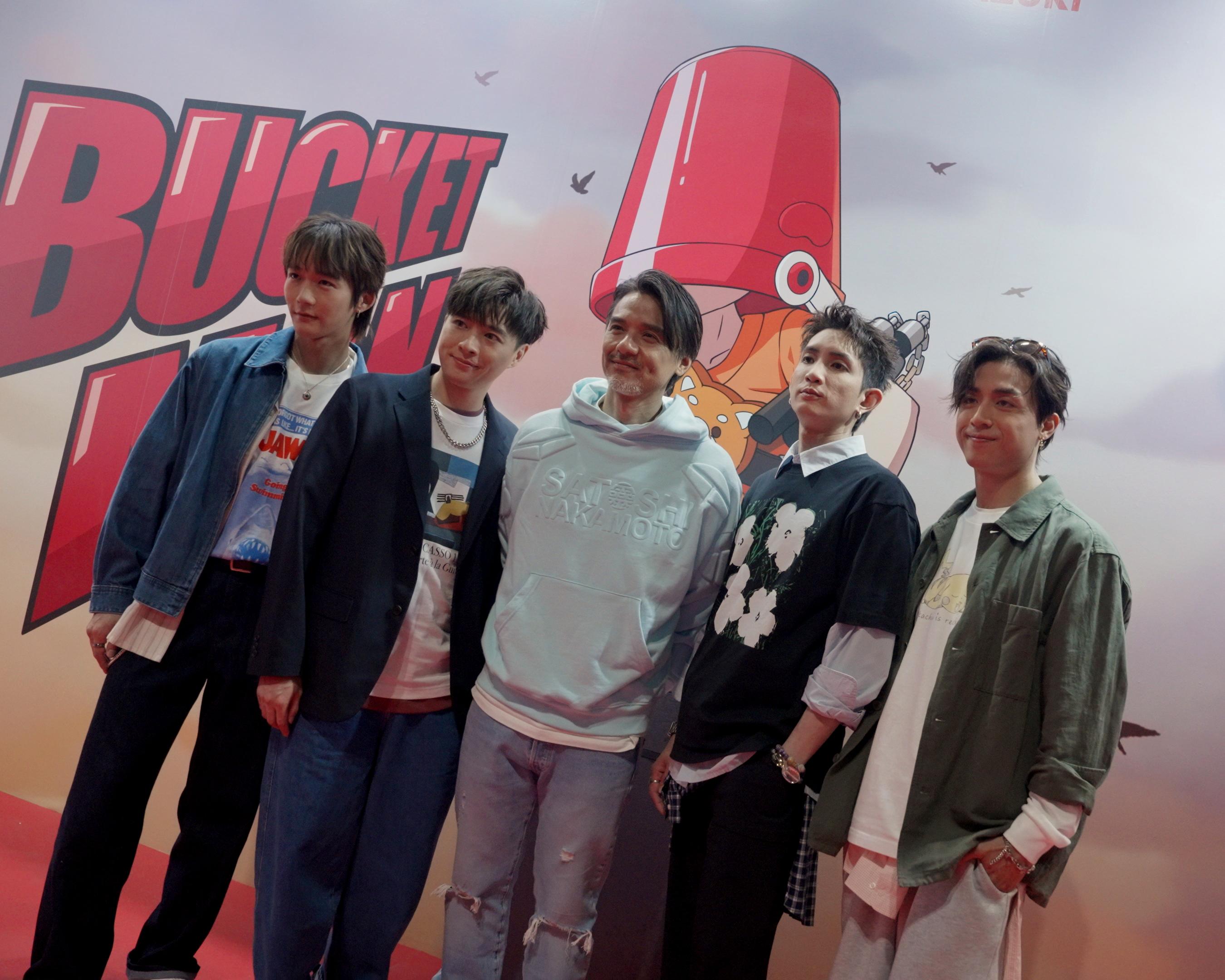 MIRROR成員Lokman、Anson Kong、Alton與Frankie到場支持。