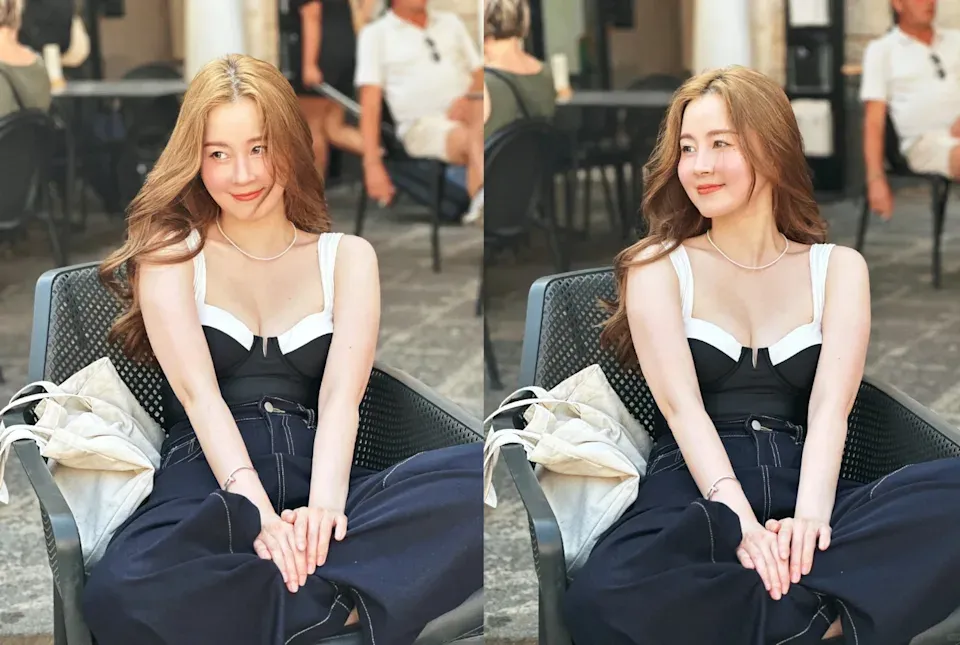 傅穎樣貌多年來都受到關注,近年她專注在內地發展,甚少回港。(小紅書@Theresa傅寶誼)