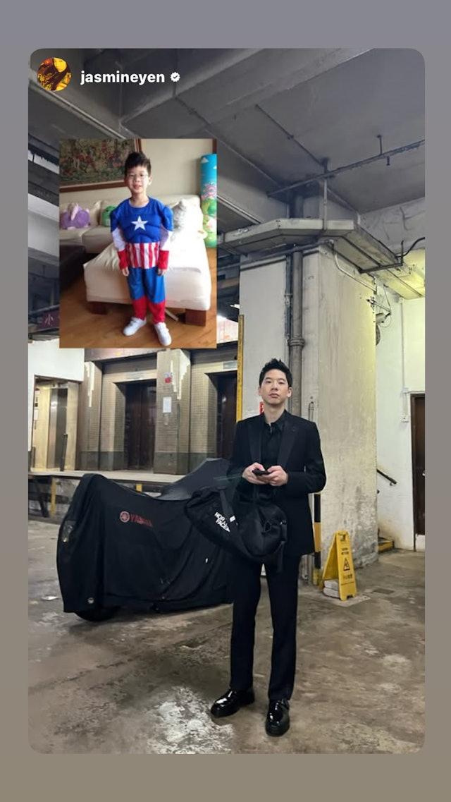 甄子丹17歲兒子甄濟嘉。