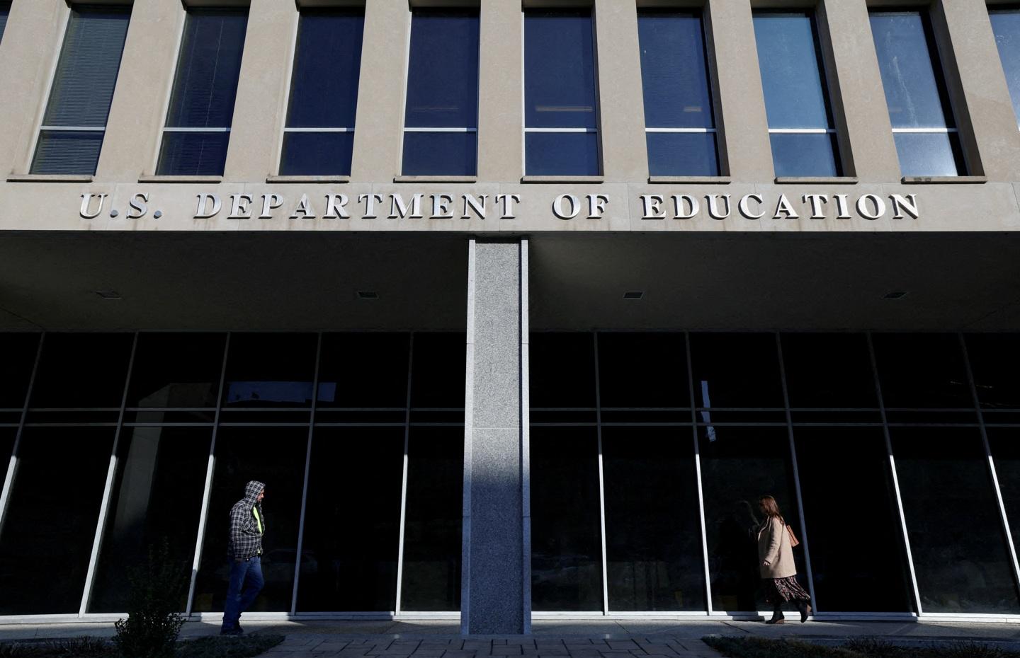 位於華盛頓的教育部總部。(資料圖片)