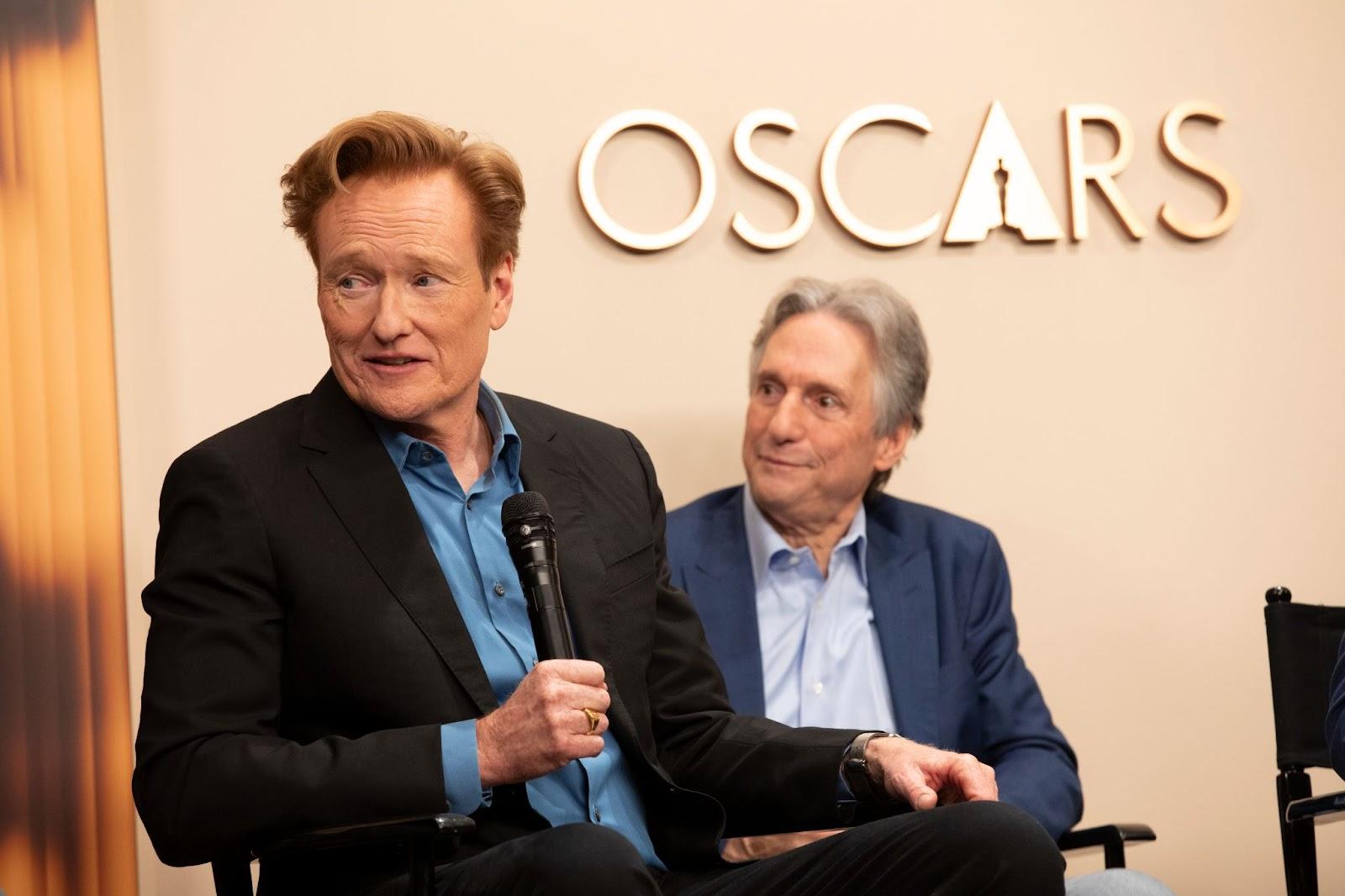 《am730》獲邀參加奧斯卡在荷李活舉行之宣傳活動,名嘴Conan O'Brien發揮搞笑本色。