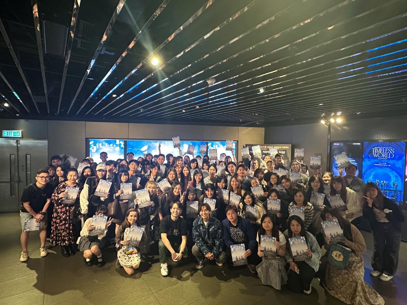 陳柏宇包場請粉絲睇戲,更叫大家多多支持《看我今天怎麼說》。