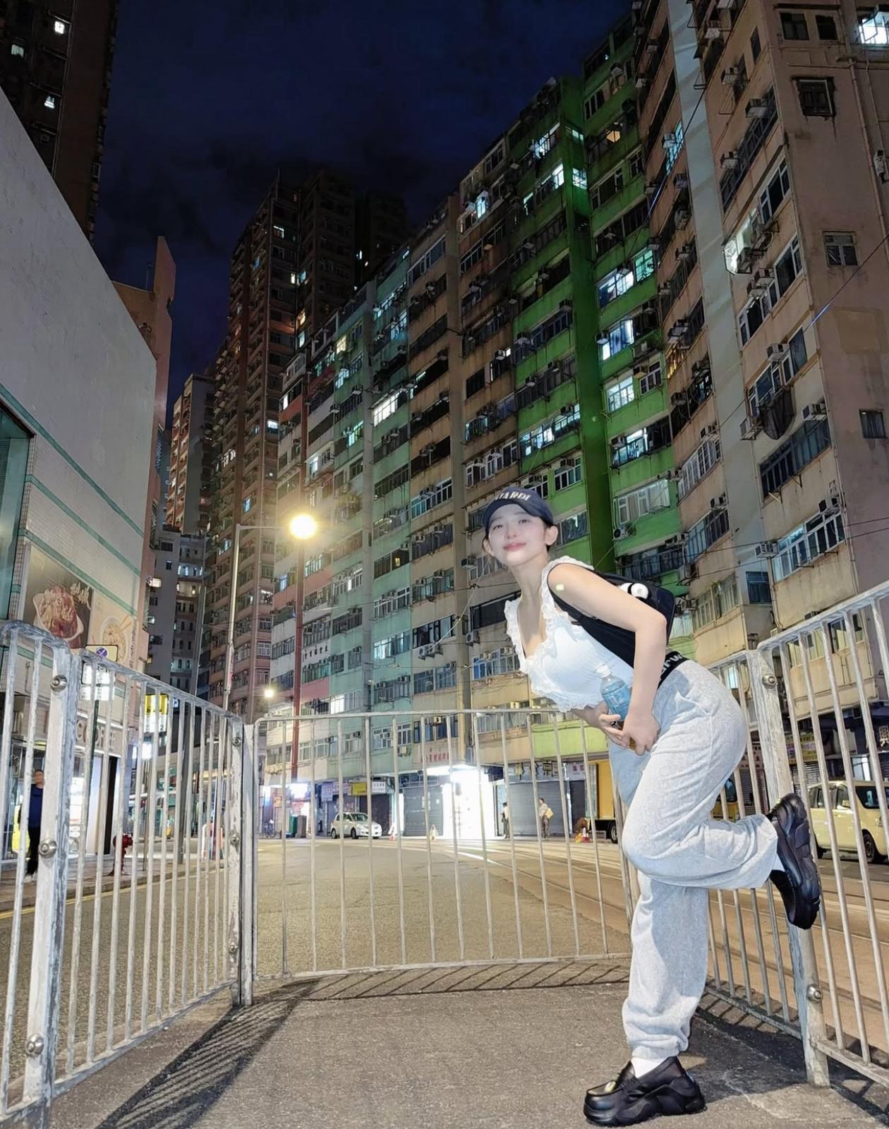 天木純來港後四出打卡。