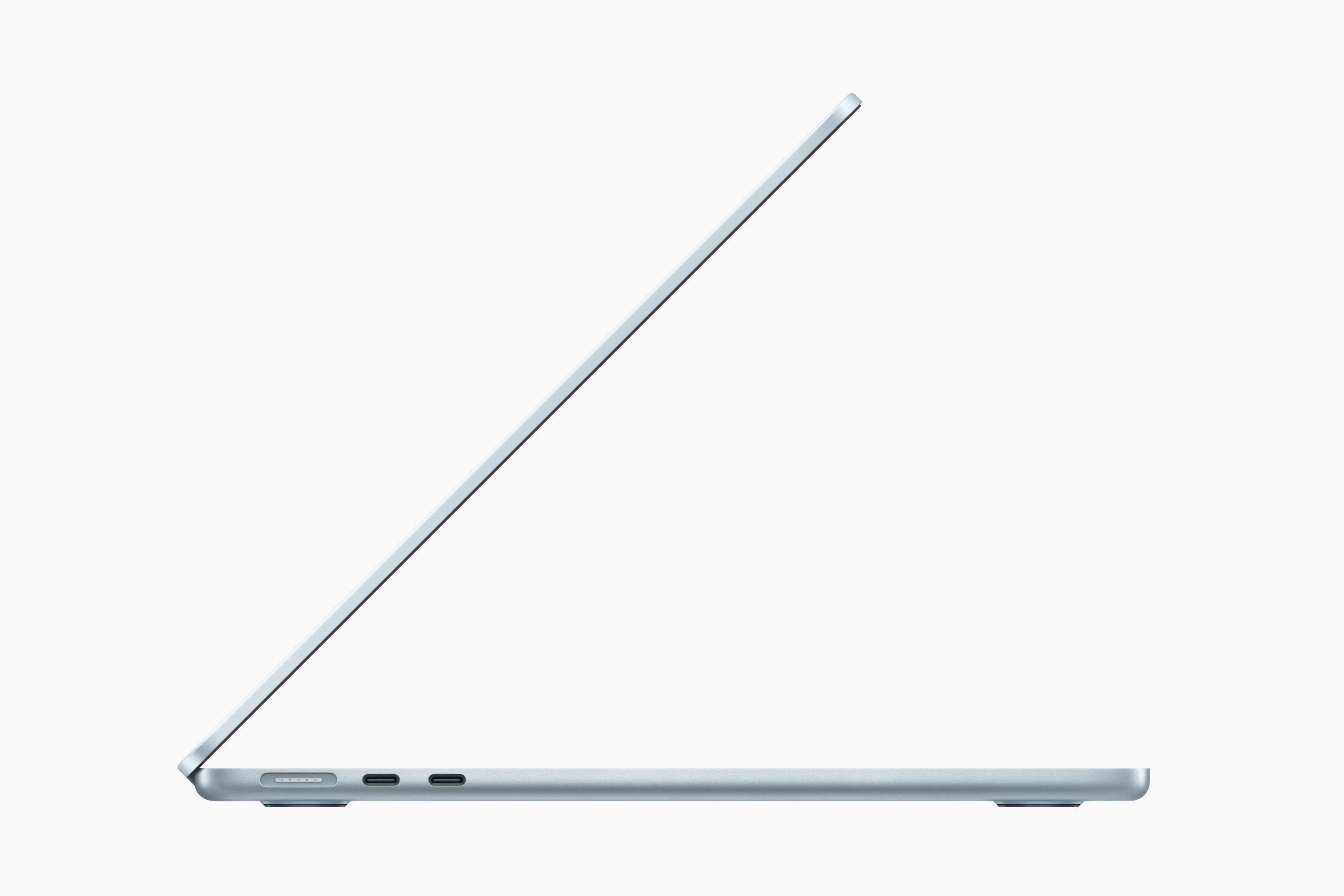 MacBook Air 13吋只有1.13厘米厚。