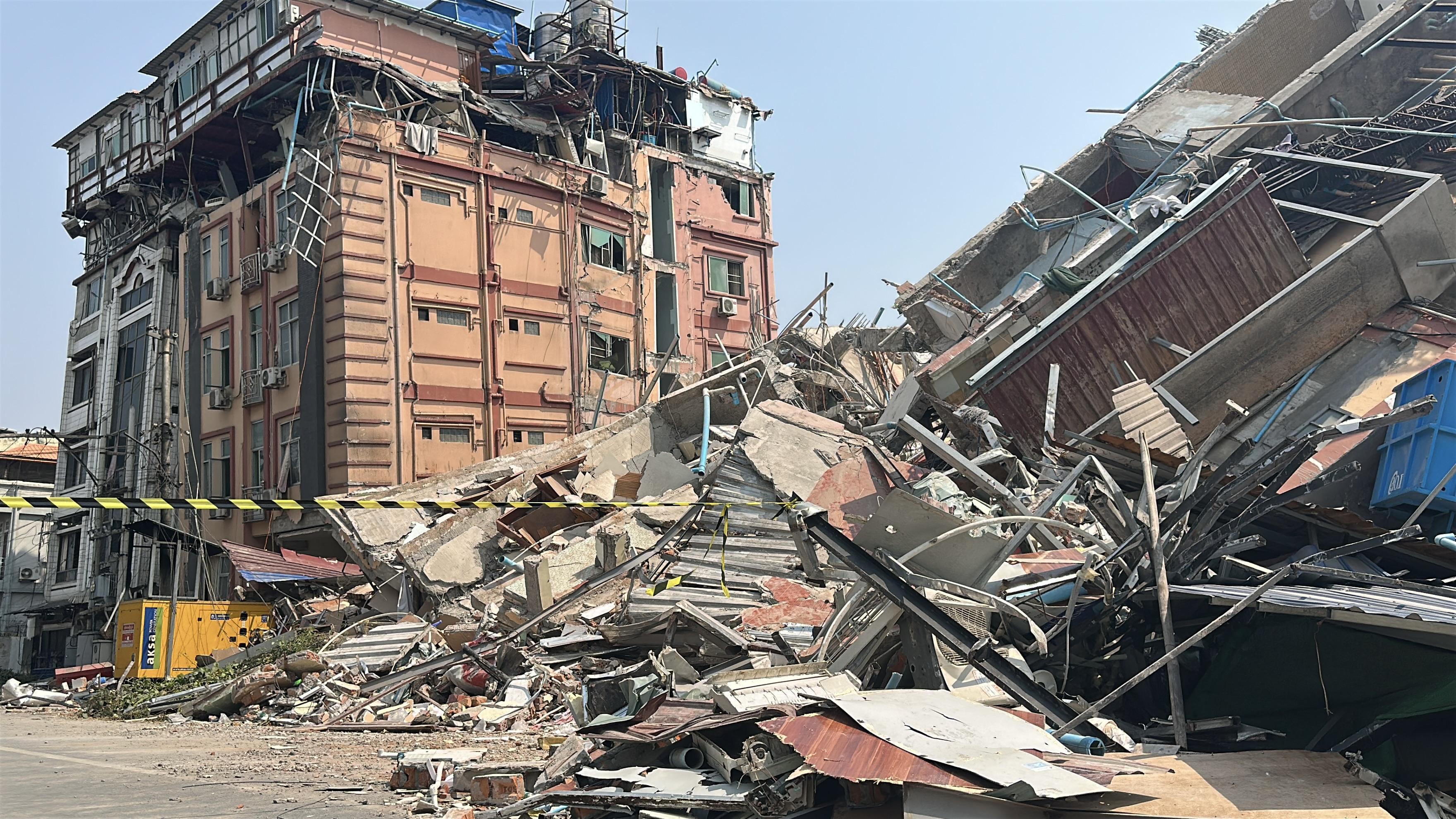 當地災情嚴重。(消防處)