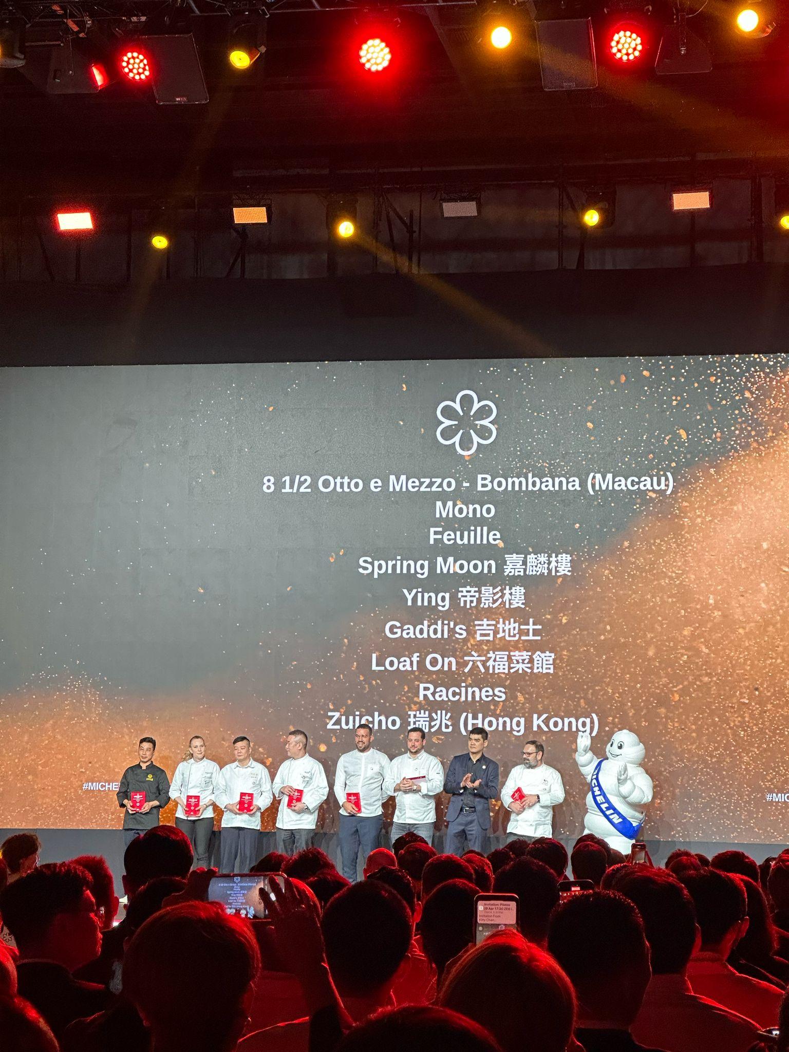 港澳米芝蓮指南2025|一星食肆名單