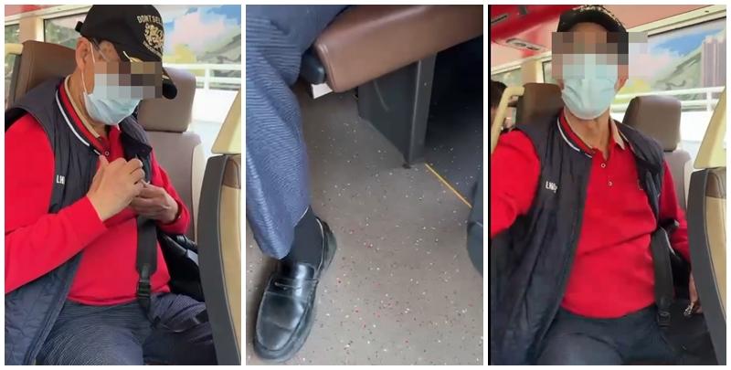 一名男長者在九巴車廂肆無忌憚地剪指甲「大聲到痴線」,被一名女乘客勸阻時,阿伯更作出反罵,指著座位下滿地指甲碎:「攞畀你睇吓呀!」(Threads)