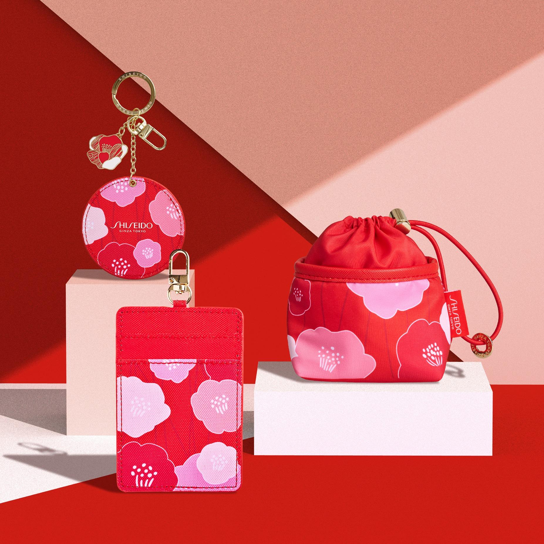 SHISEIDO Full Bloom Camellia 日系手袋掛飾套裝