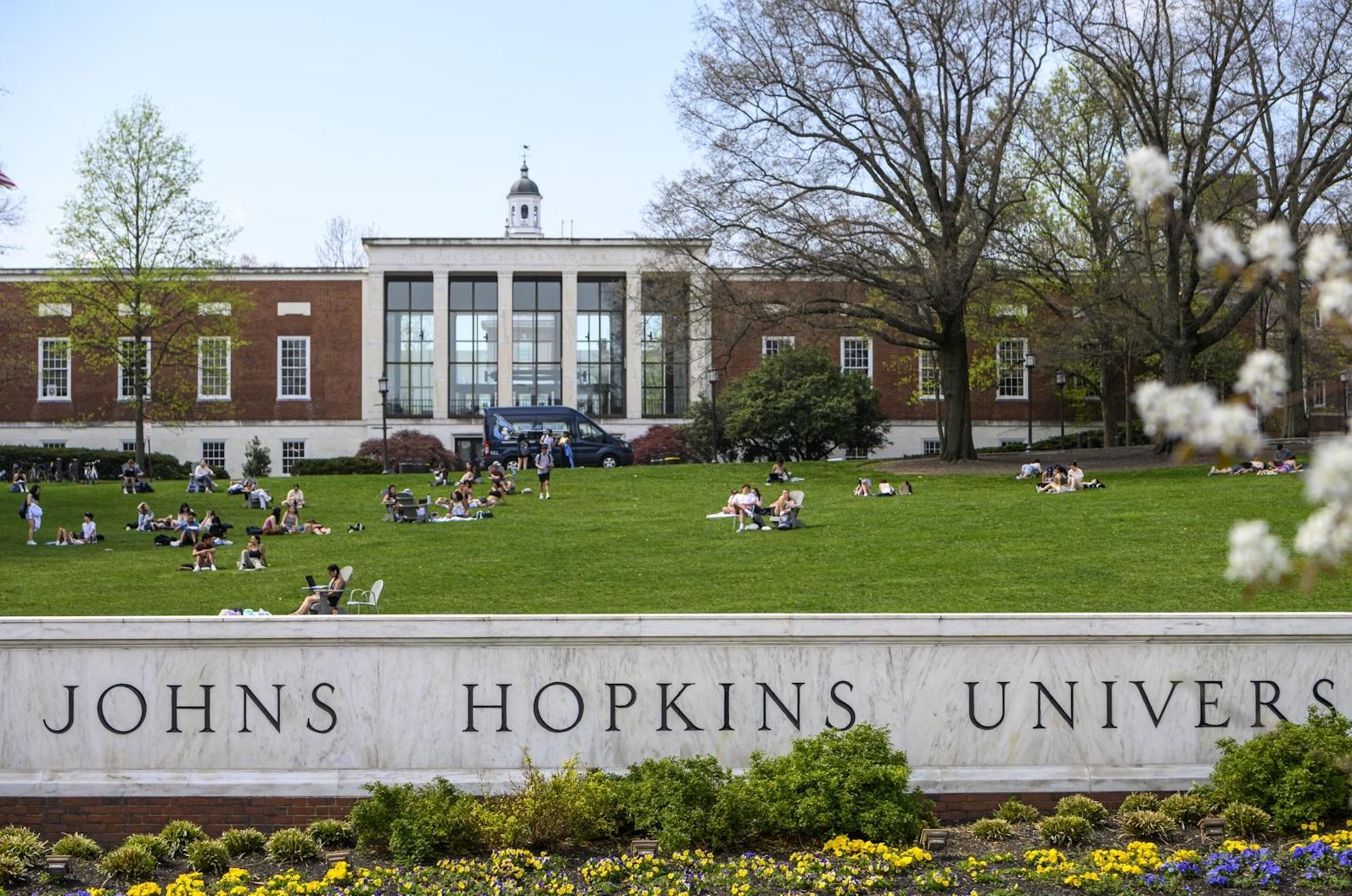 美國頂尖科研學府約翰霍普金斯大學。(互聯網)