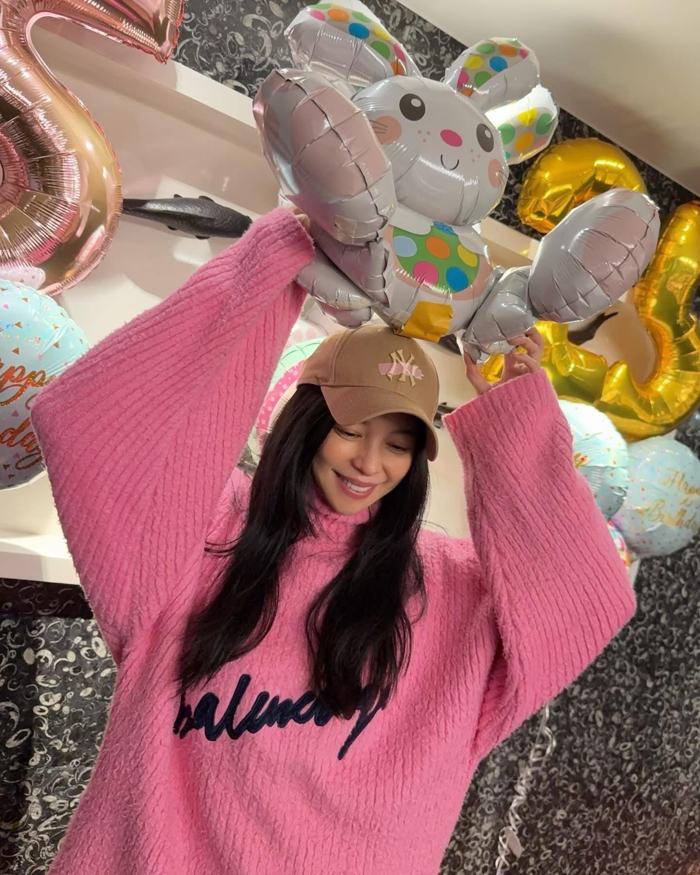 徐若瑄戰勝癌症賀50歲生日 。