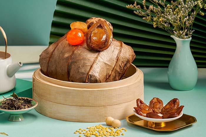 「玉」鮑魚瑤柱裹蒸糭(原價$398,早鳥優惠價$318)