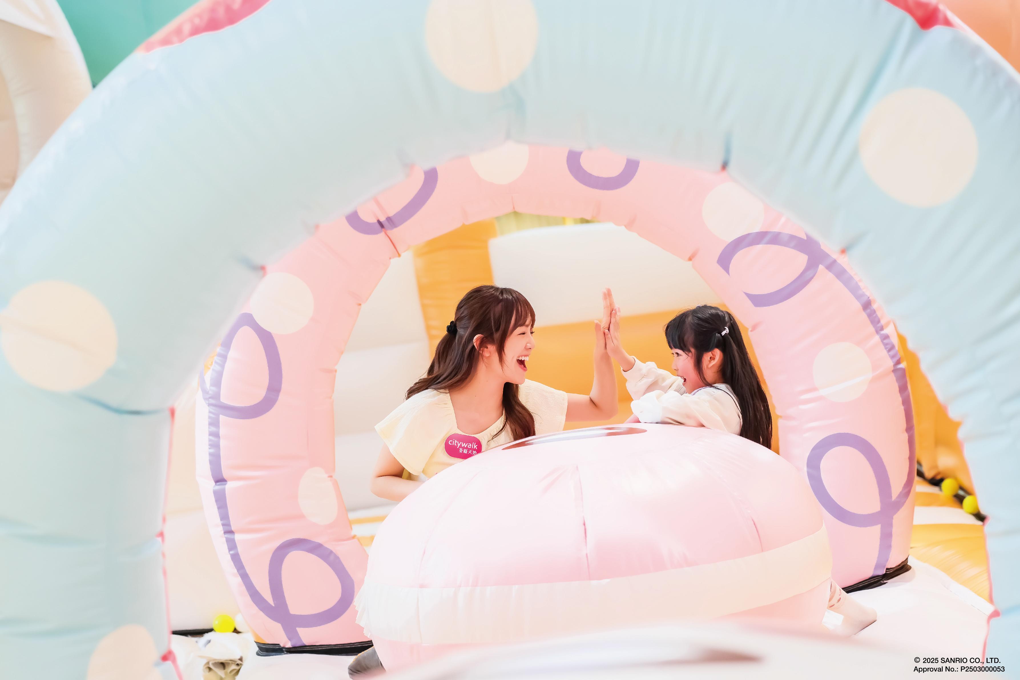 甜蜜馬卡龍甜甜圈隧道