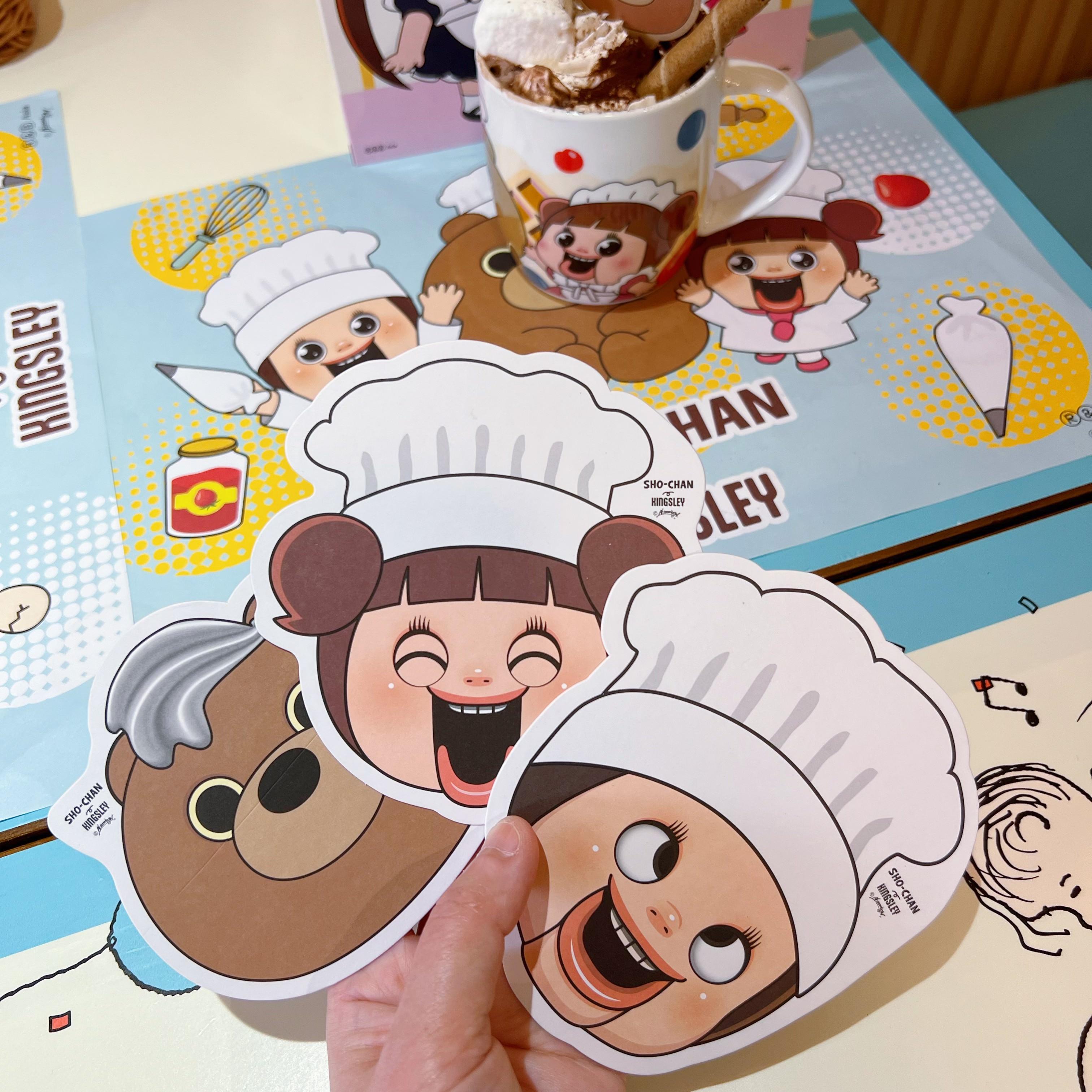 任何飲品附送杯墊 (全套3款,隨機送出)