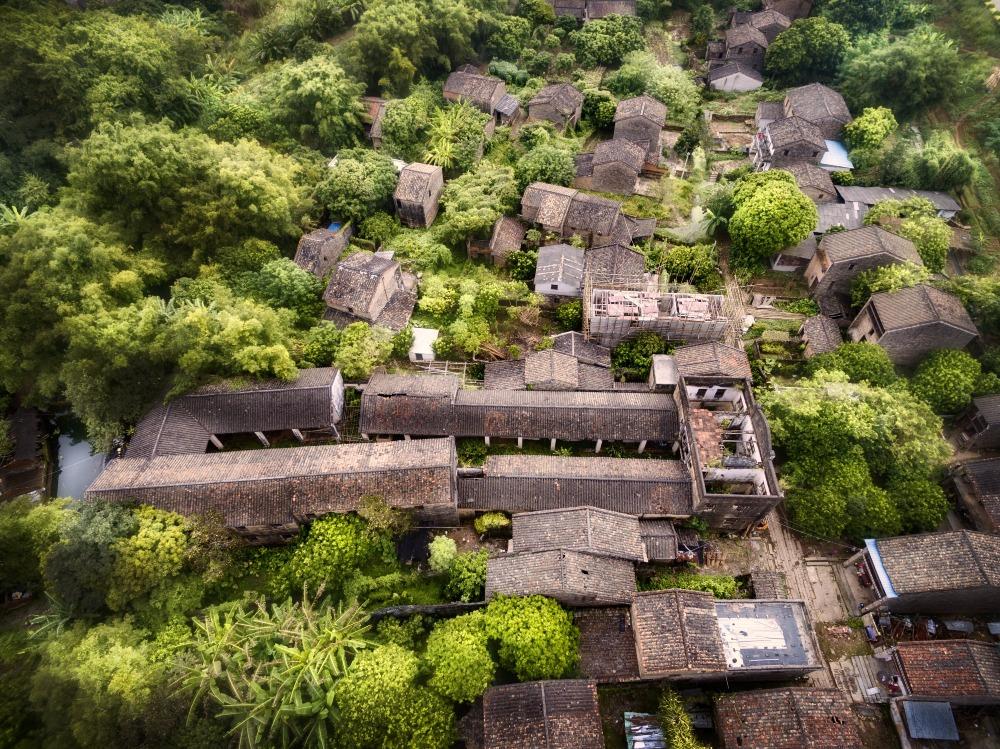 封川古城中古老的民居和沒落的墟集。(圖片來源:視覺中國)