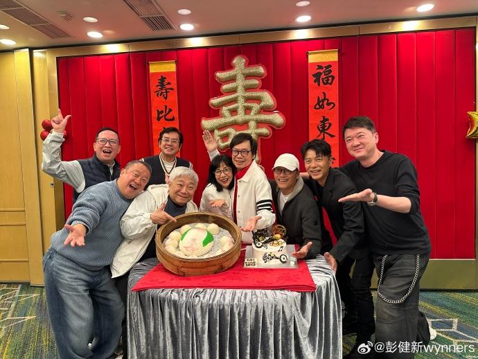 健仔圈中人緣甚佳,生日宴獲大班好友支持。