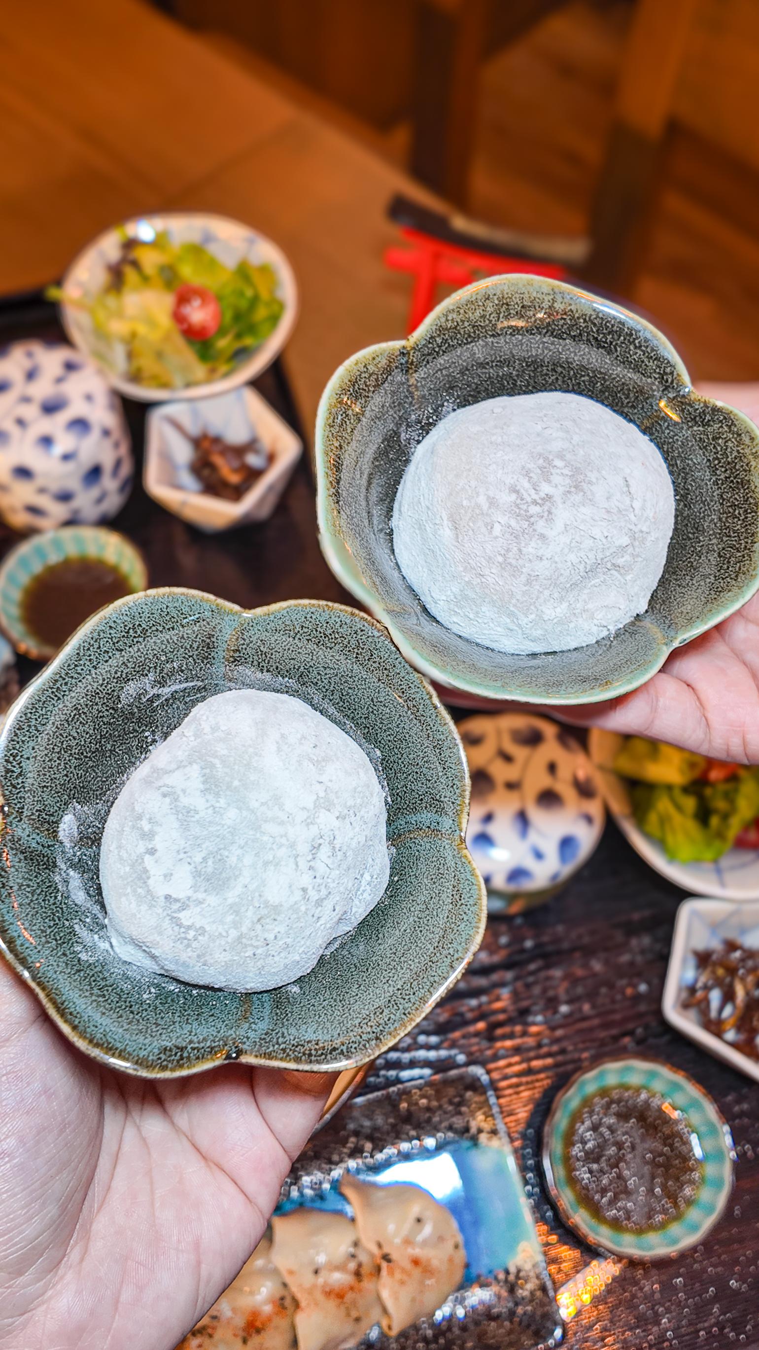 套餐包含「民豐粉麵」糯米糍。