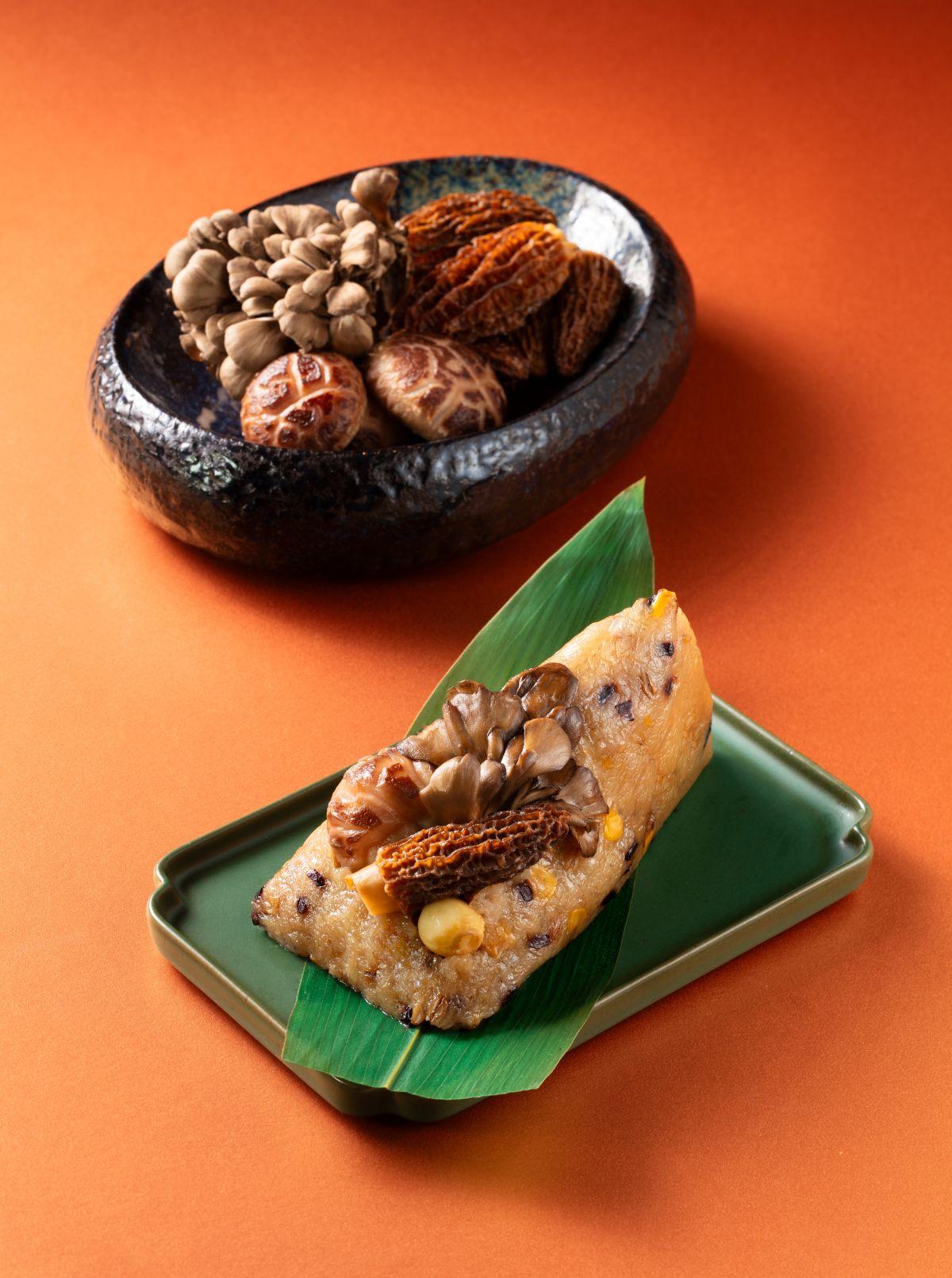 翠園素舞茸羊肚菌粽禮券 優惠價$73,零售價$98