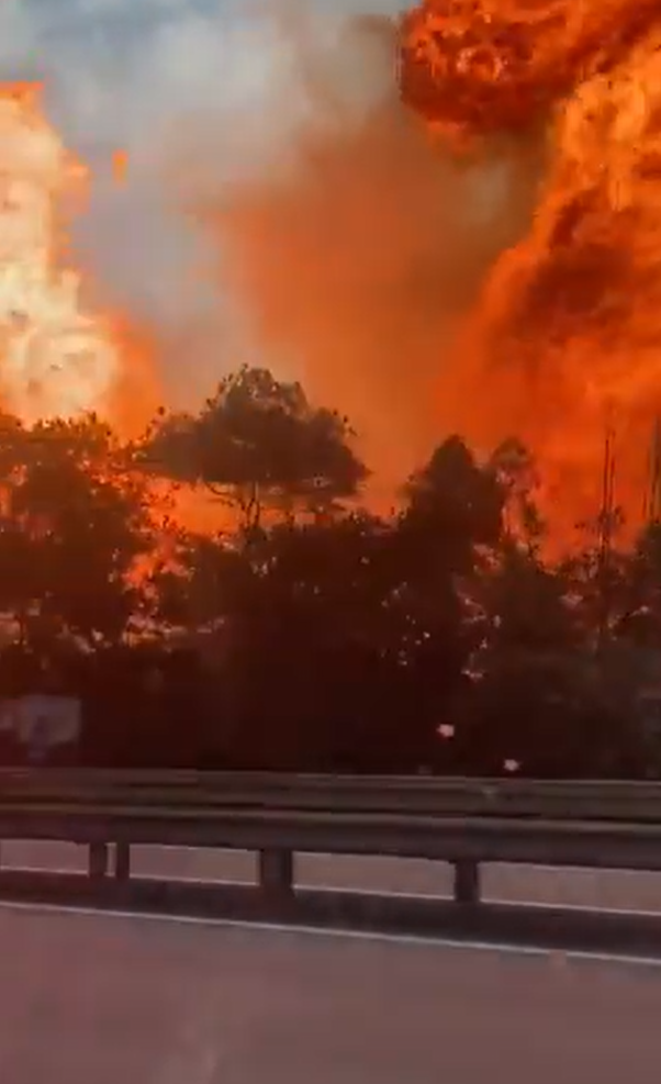 馬來西亞天然氣管爆炸