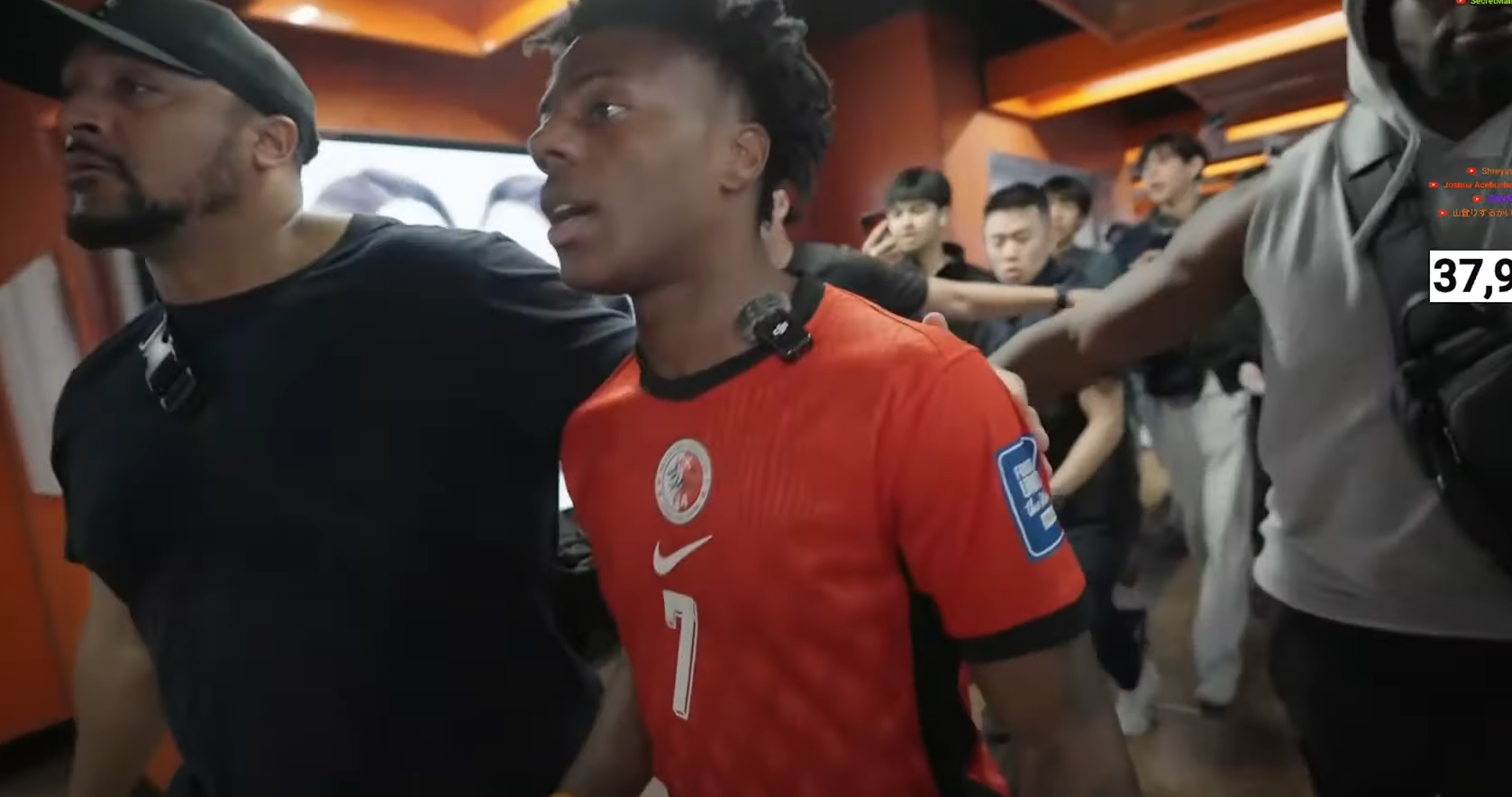 「IShowSpeed」由上環乘港鐵前往天后,逾百名粉絲尾隨,場面被網民指如「屍殺列車」。