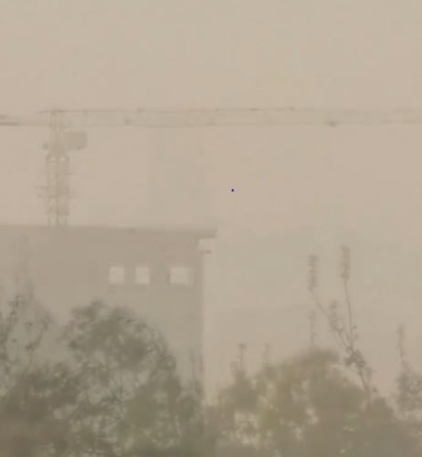 廣東韶關沙塵暴情況嚴重。(互聯網)