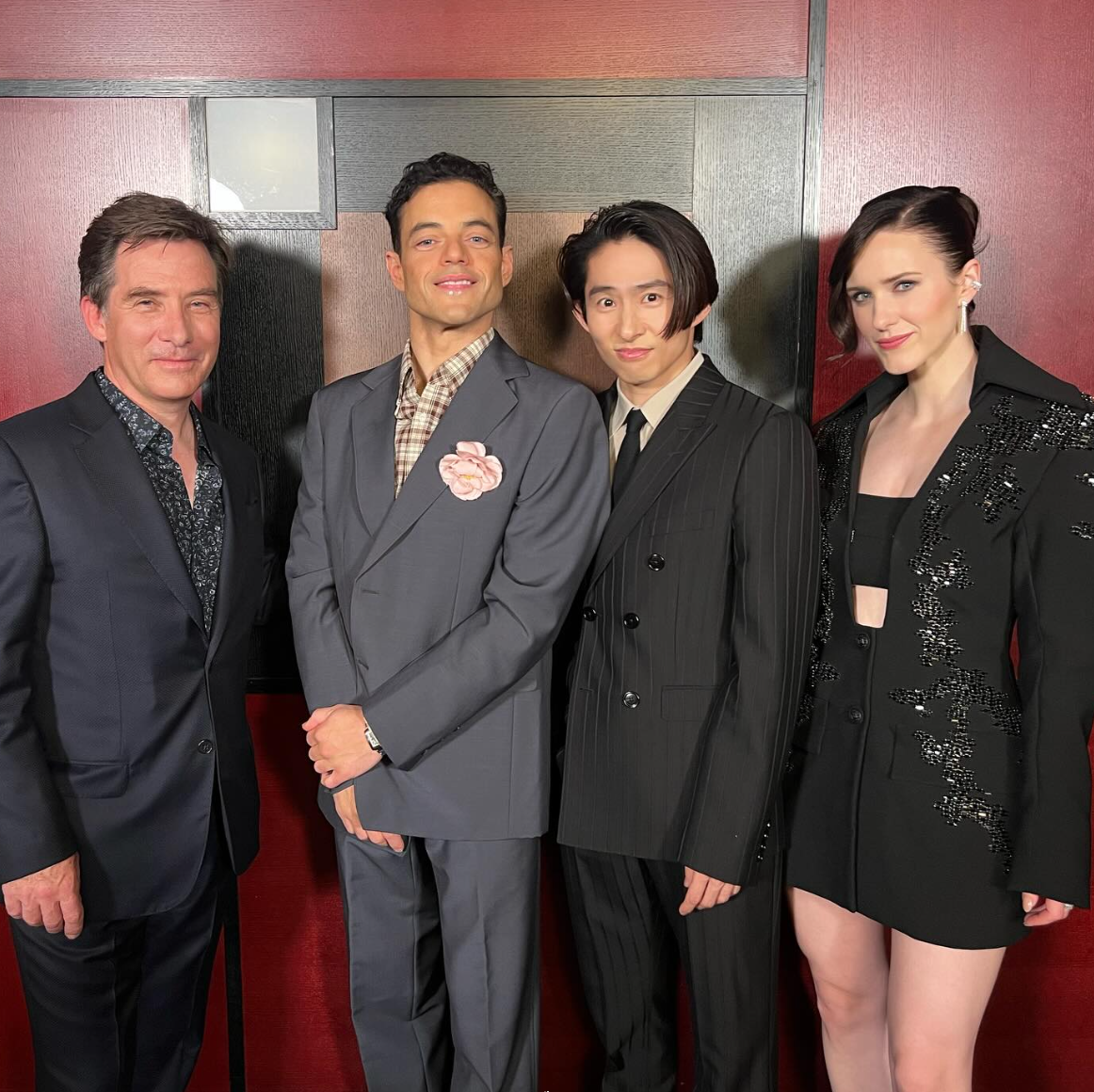 前男團V6成員三宅健在《復仇反擊戰》日本首映禮上擔任嘉賓。