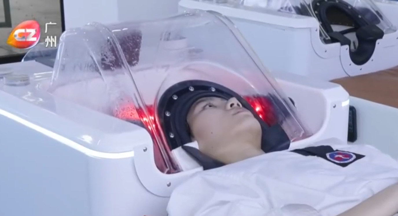 廣州AI洗頭店。(互聯網)