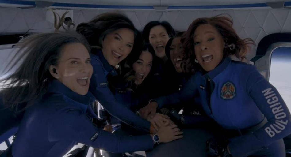 全女班完成太空之旅。(互聯網)