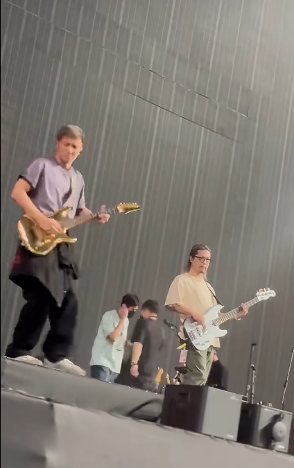 網上流出謝霆鋒彩排片段。