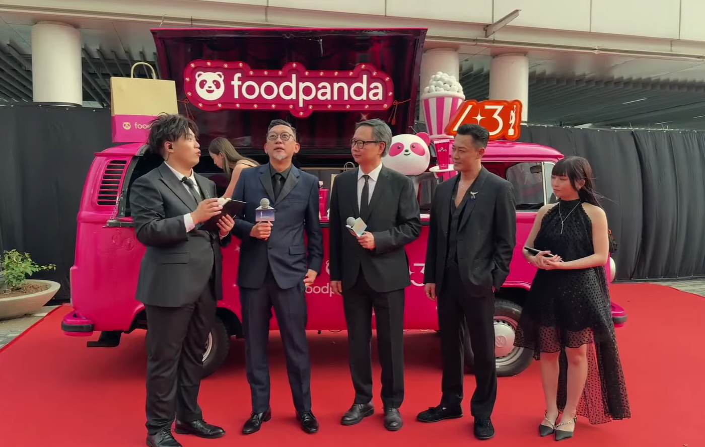 林峯、鄭保瑞、監製莊澄接受小薯茄訪問。