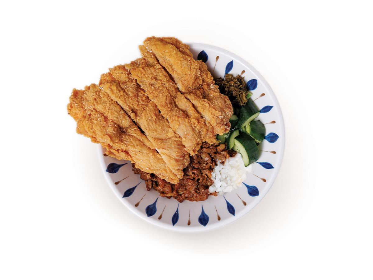 學生餐券自選主食連飲品:鹽酥雞排肉燥蓋飯/米粉