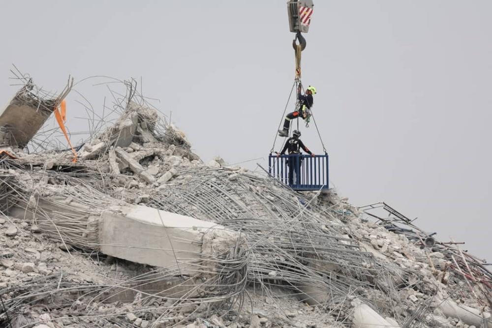緬甸地震,曼谷倒塌大樓驗出部分鋼筋不達標。(資料圖片)
