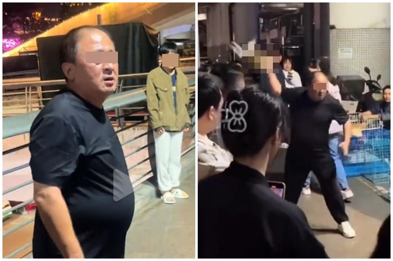 廣西暴戾漢買狗不能退貨竟當場摔死,網民大罵:會有報應。(微博)