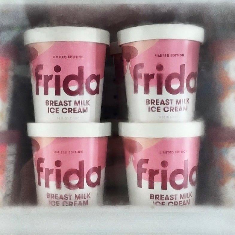 Frida指,這款雪糕「將完美重現母乳的甜美、濃郁及富含營養的特質」。(IG)