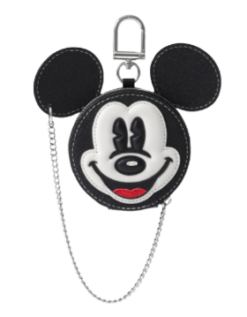 Mickey Mouse皮革鏈帶零錢包 $390