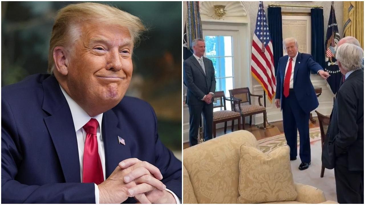 特朗普炫耀其好友獲利25億美元,被質疑涉嫌內幕交易。(資料圖片/影片截圖)