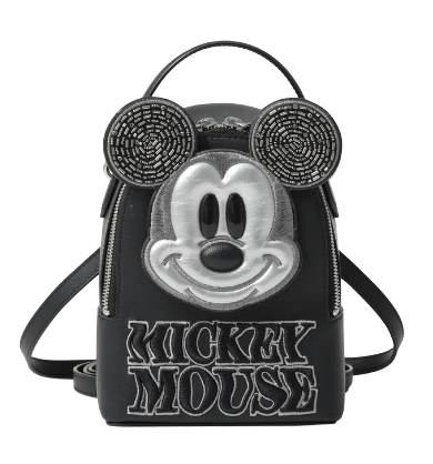 Mickey Mouse黑色刺繡皮革背囊 $1,390