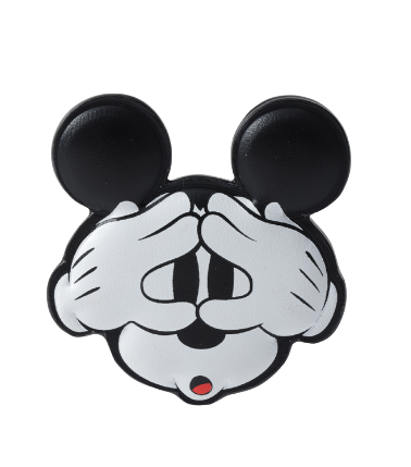 Mickey Mouse表情皮革包扣 $130