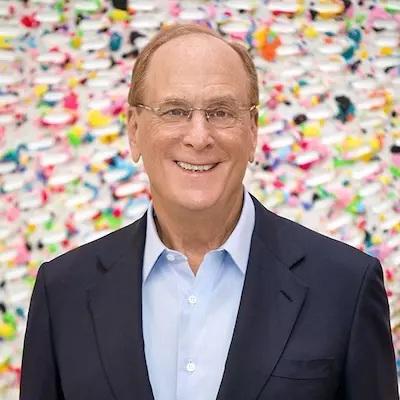 貝萊德主席芬克。(貝萊德官網圖片)