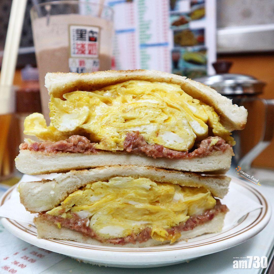 嘉樂冰廳名物蛋牛三文治。網絡來源:instagram:mr_mrs.food