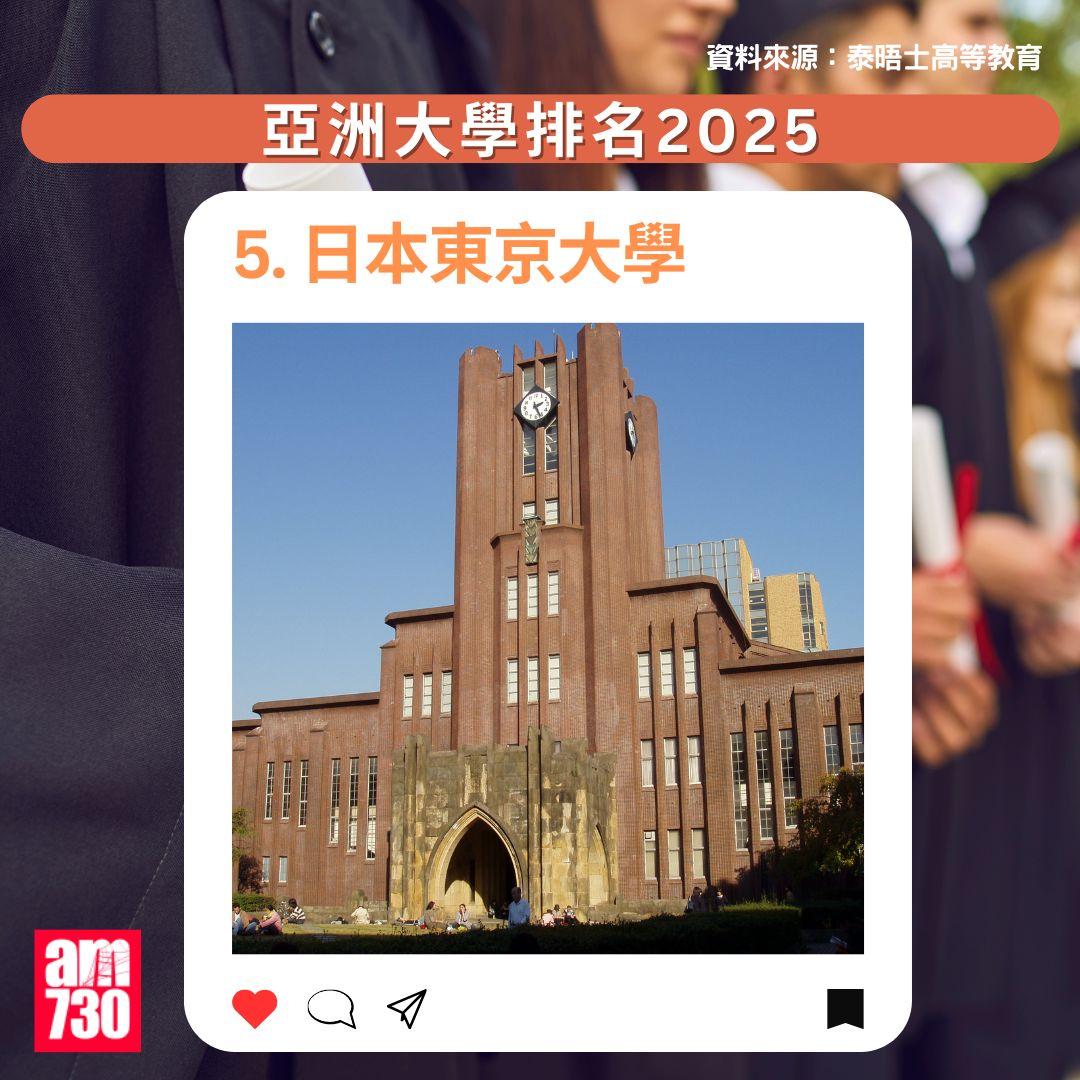 THE亞洲大學排名2025|