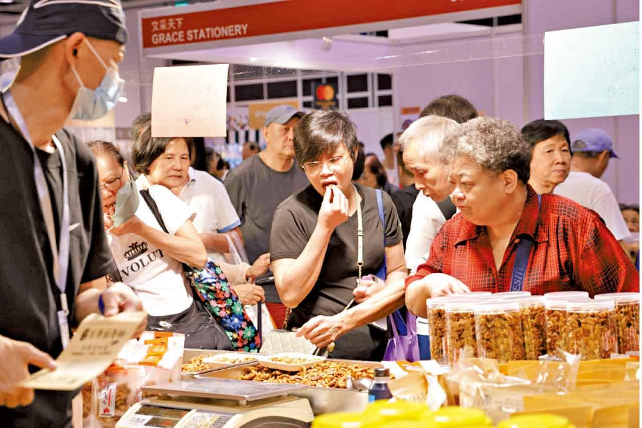 試食節吸引不少市民捧場