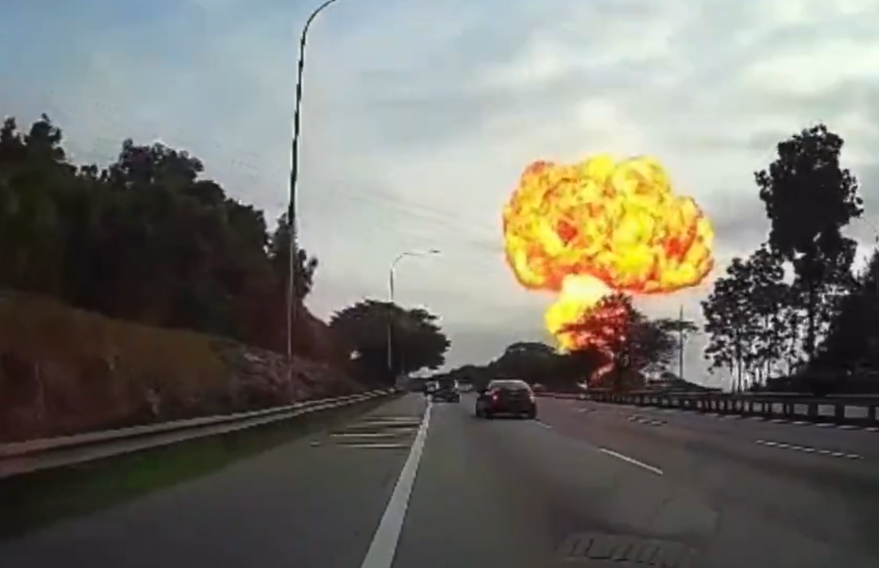 馬來西亞天然氣管爆炸