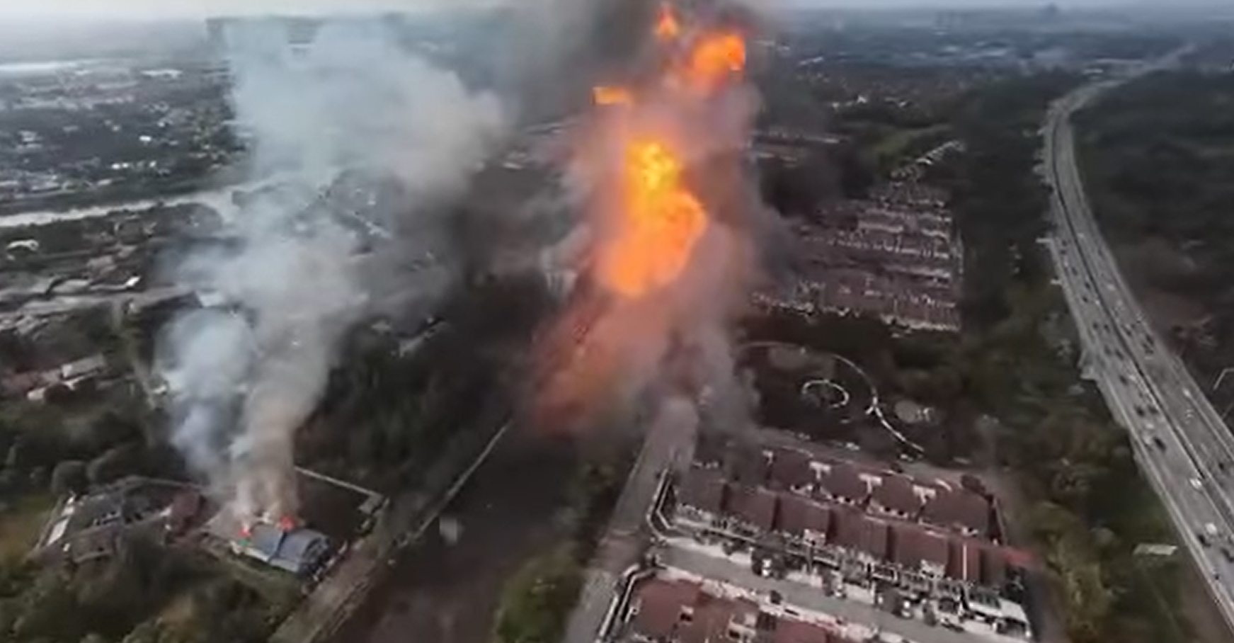 馬來西亞天然氣管爆炸