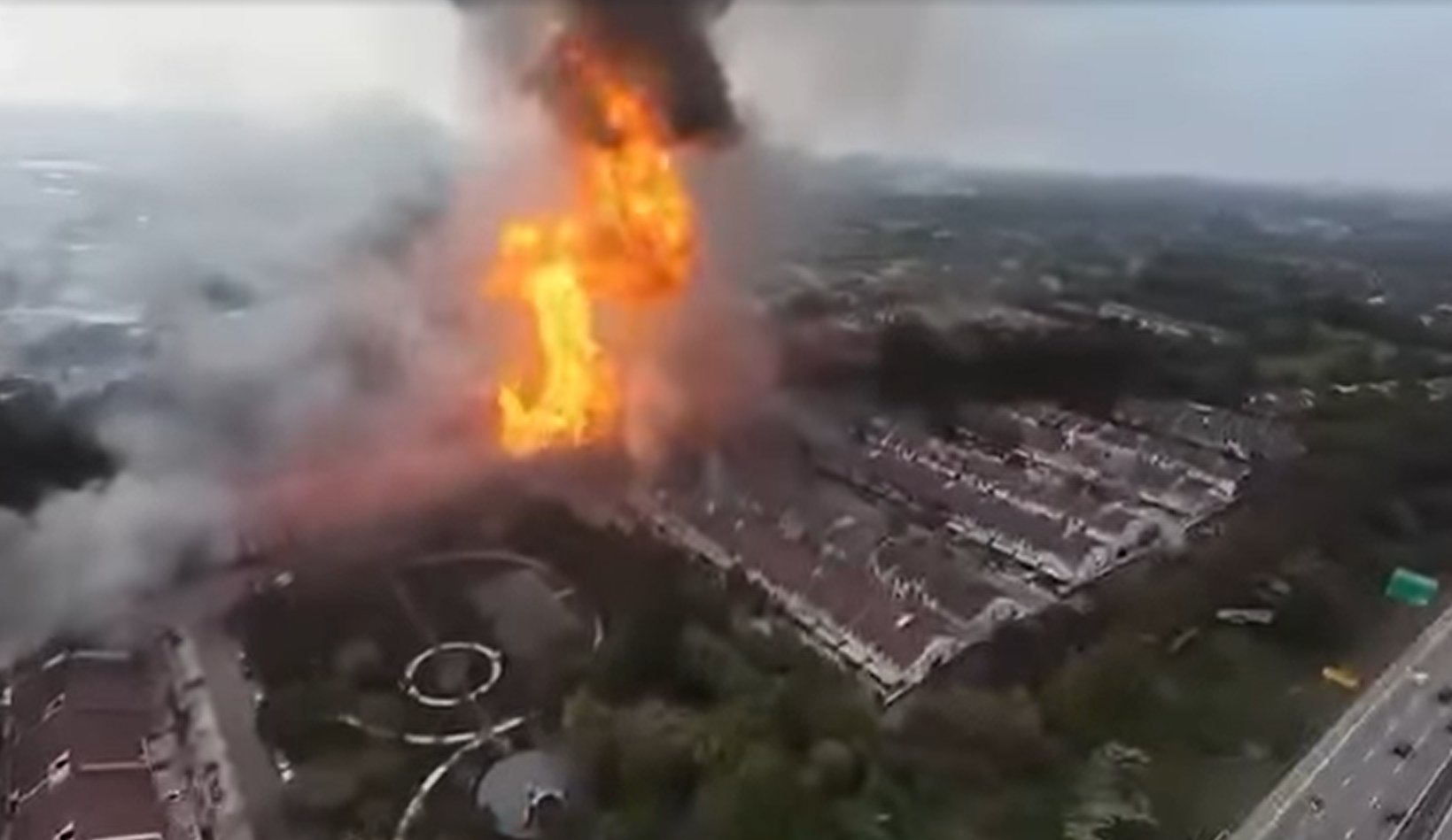 馬來西亞天然氣管爆炸