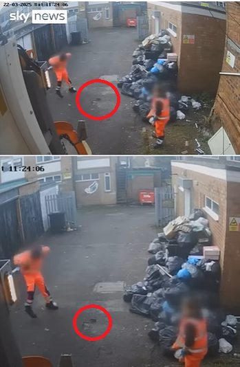 英國伯明翰垃圾車工人罷工