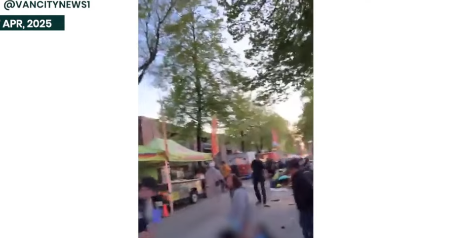 加拿大溫哥華汽車撞人群釀多人死傷。(互聯網)