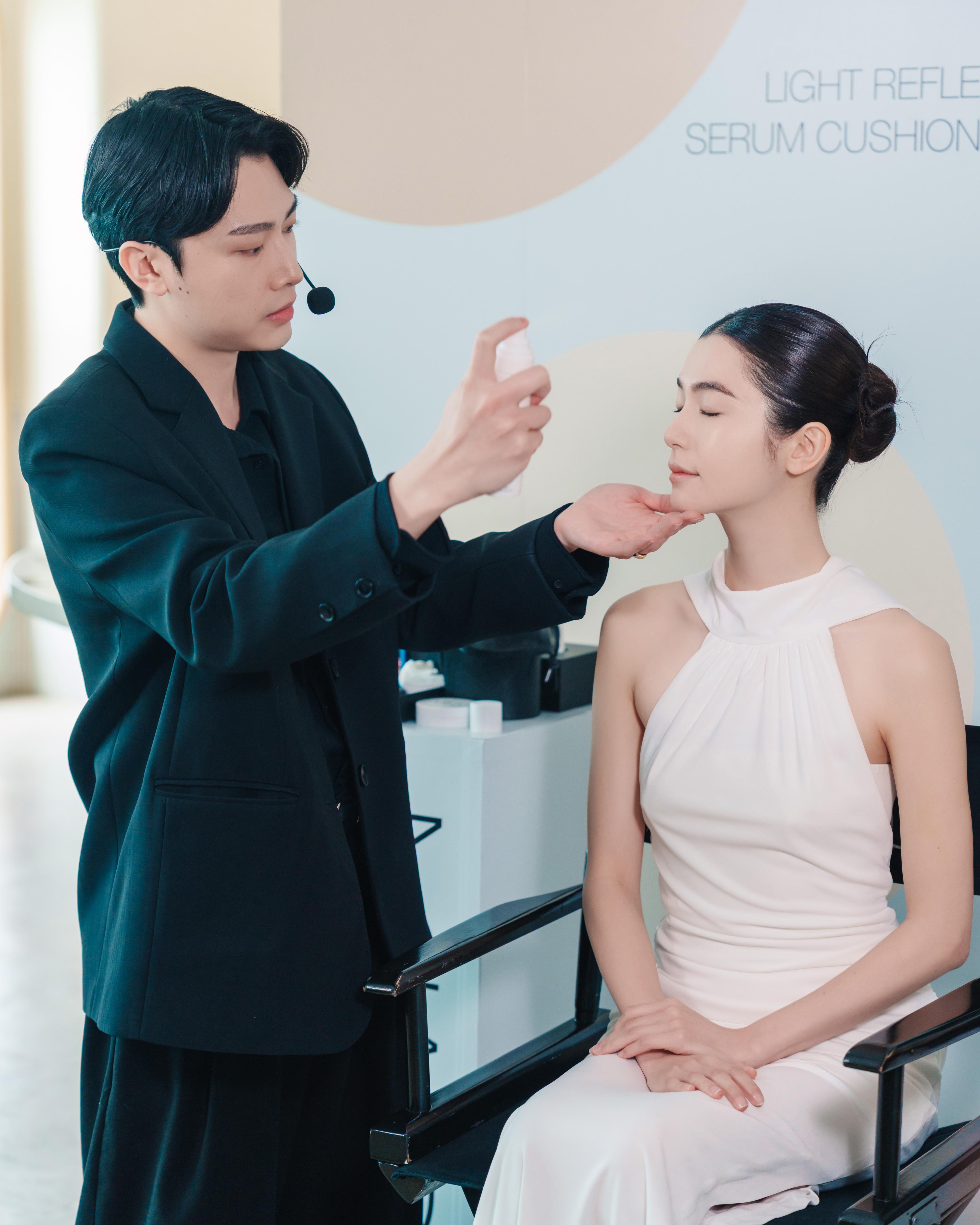 Step 4:定妝—水潤光澤