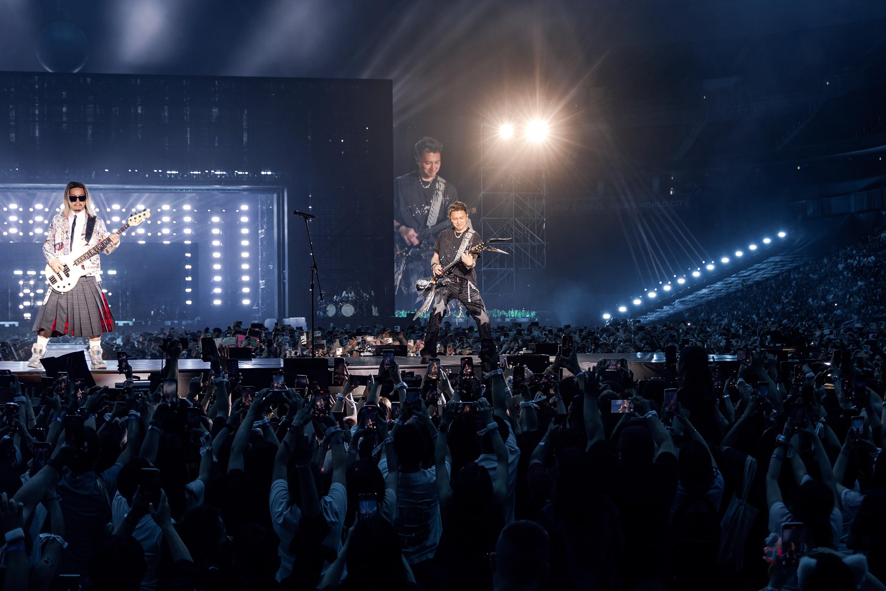 歌手謝霆鋒一連四日(24至27日)在啟德主場館舉行演唱會完滿結束(啟德體育園)