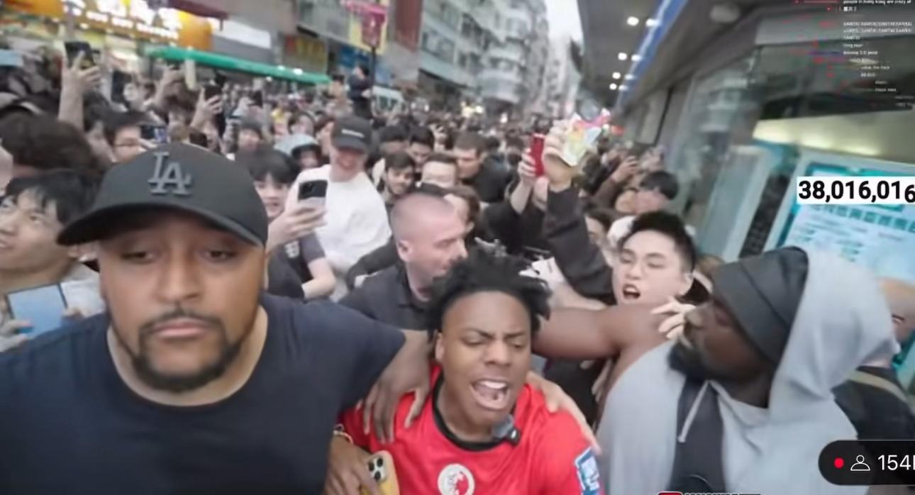 IShowSpeed香港行引起混亂。