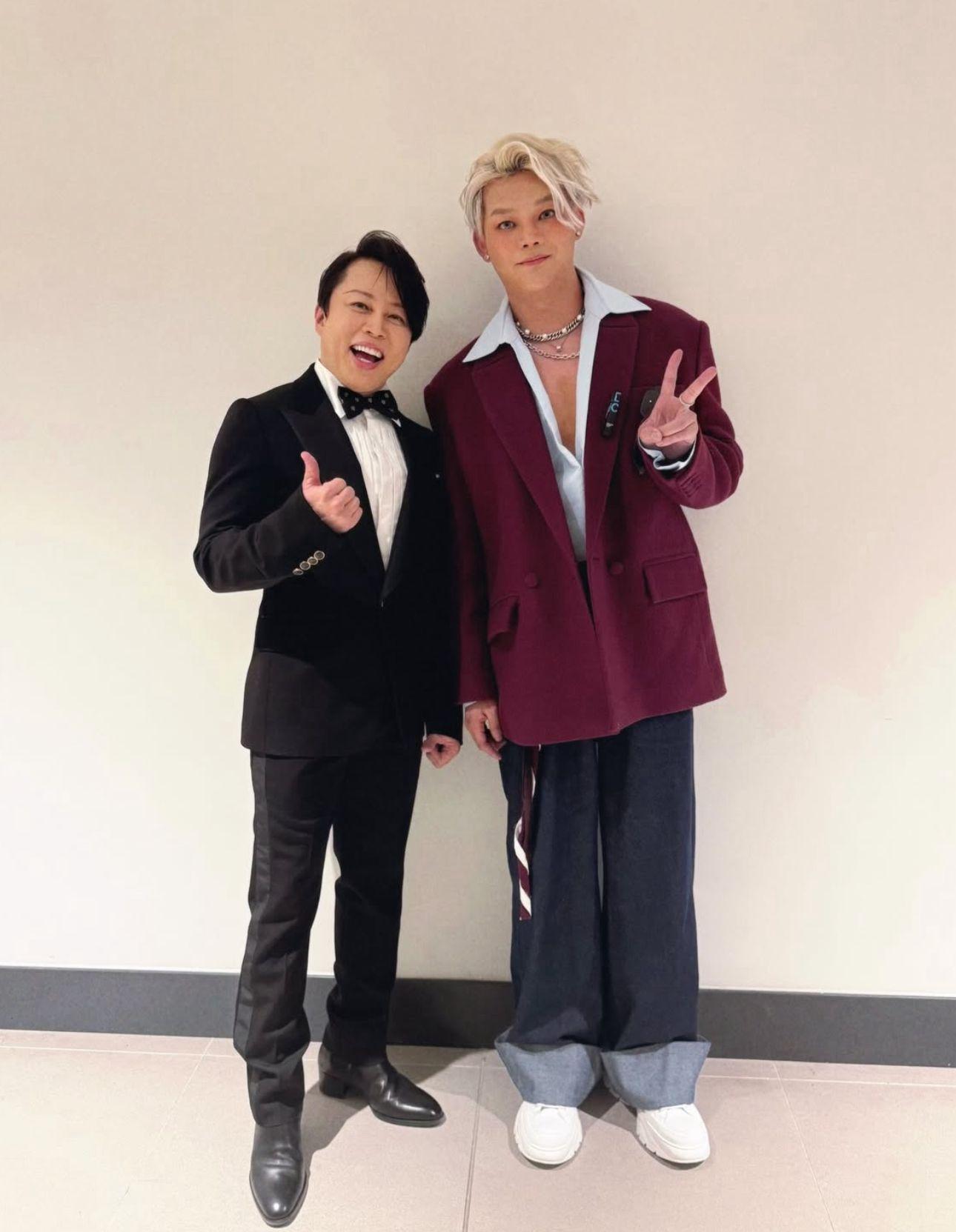 保錡表示終有幸和在IG貼出與西川貴教本人合照。